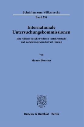 Internationale Untersuchungskommissionen.