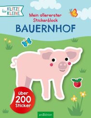 Für Klitzekleine: Mein allererster Stickerblock - Bauernhof