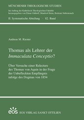 Thomas als Lehrer der Immaculata Conceptio?