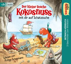 Kokosnuss & Du: Der kleine Drache Kokosnuss mit dir auf Schatzsuche, 3 Audio-CD
