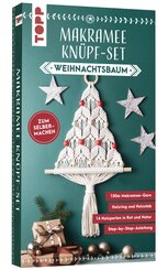 Makramee Kn&uuml;pf-Set Weihnachtsbaum