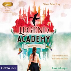 Legend Academy. Mythenzorn, 2 Audio-CD, MP3