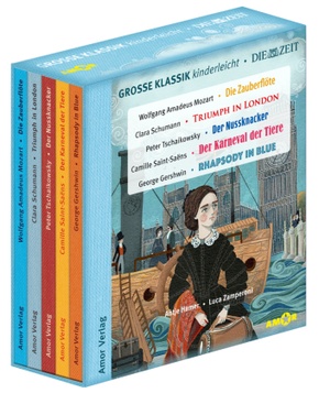 Große Klassik kinderleicht. DIE ZEIT-Edition. (5 CDs, Lesungen mit Musik), 5 Audio-CD
