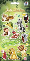 URSUS Filz-Sticker "Dschungel"
