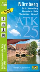 ATK25-G09 Nürnberg (Amtliche Topographische Karte 1:25000)