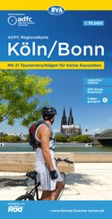 ADFC-Regionalkarte Köln/Bonn 1:75.000, reiß- und wetterfest, GPS-Tracks Download