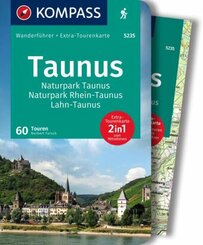 KOMPASS Wanderführer Taunus, Naturpark Taunus, Naturpark Rhein-Taunus, Lahn-Taunus, 60 Touren
