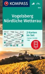 KOMPASS Wanderkarten-Set ? Vogelsberg, Nördliche Wetterau (2 Karten) 1:50.000