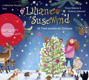 Liliane Susewind - 24 Tiere suchen ein Zuhause. Das Adventskalender-Hörbuch, 2 Audio-CD