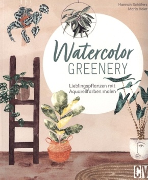 Watercolor greenery