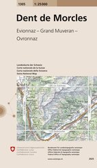 Landeskarte der Schweiz Dent de Morcles
