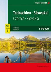 Tschechien - Slowakei, Autoatlas 1:150.000, freytag & berndt