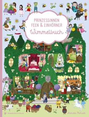 Prinzessinnen, Feen & Einhörner Wimmelbuch Pocket