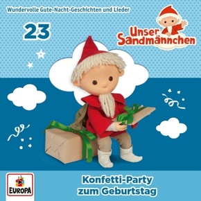 Unser Sandmännchen - Konfetti-Party zum Geburtstag, 1 Audio-CD