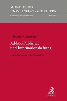 Ad-hoc-Publizität und Informationshaftung