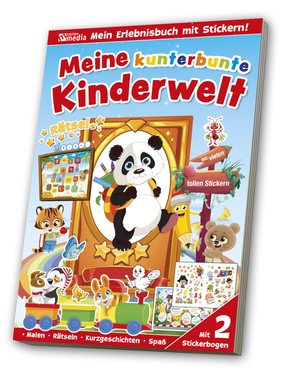 Stickerspaßbuch Kunterbunte Kinderwelt