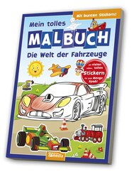 Malbuch mit Stickern: Fahrzeuge