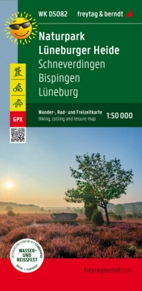 Naturpark Lüneburger Heide, Wander-, Rad- und Freizeitkarte 1:50.000, freytag & berndt, WK D5082