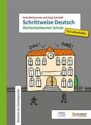 Schrittweise Deutsch / Wortschatzkarten Schule für Lehrerkoffer