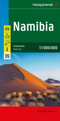 Namibia, Straßenkarte 1:1.000.000, freytag & berndt