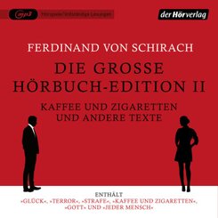 Die große Hörbuch-Edition II - Kaffee und Zigaretten und andere Texte, 3 Audio-CD, 3 MP3