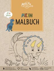 Mein Malbuch Dinosaurier. Für Kinder ab 4 Jahren
