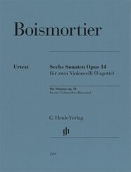 Joseph Bodin de Boismortier - Sechs Sonaten op. 14 für zwei Violoncelli (Fagotte)