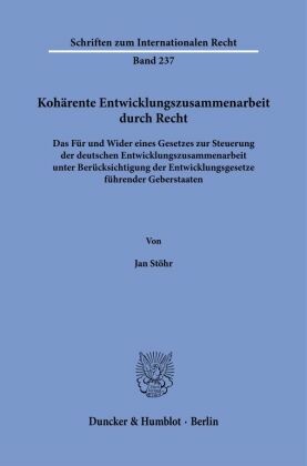 Kohärente Entwicklungszusammenarbeit durch Recht.