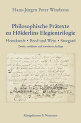 Philosophische Prätexte zu Hölderlins Elegientrilogie