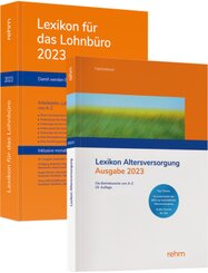 Buchpaket Lexikon für das Lohnbüro und Lexikon Altersversorgung 2023, m. 1 Buch, m. 1 Buch