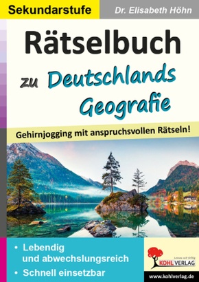 Rätselbuch zu Deutschlands Geografie