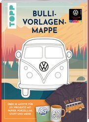 VW Vorlagenmappe "Bulli". Die offizielle kreative Vorlagensammlung mit dem kultigen VW-Bus