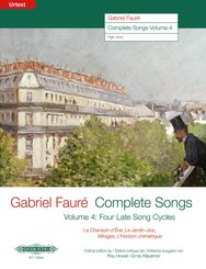 Complete Songs / Sämtliche Lieder (1906?1921), Band 4 -Ausgabe für Hohe Singstimme und Klavier-