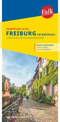 Falk Stadtplan Extra Freiburg 1:17.500