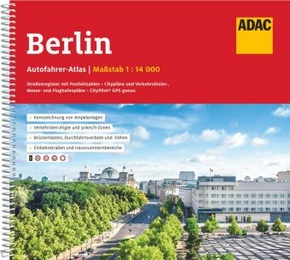 ADAC Autofahreratlas Berlin 1:14.000