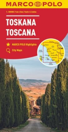 MARCO POLO Regionalkarte Italien 07 Toskana 1:200.000