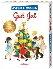 Astrid Lindgren. God Jul. 12 wunderschöne Weihnachtskarten zum Verschicken