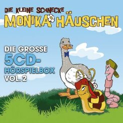Die kleine Schnecke, Monika Häuschen, Audio-CDs: Die kleine Schnecke Monika Häuschen - Die große 5-CD Hörspielbox, 5 Audio-CDs