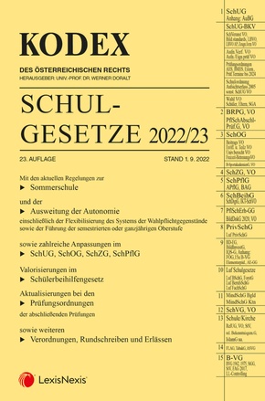 KODEX Schulgesetze 2022/23