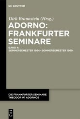 Die Frankfurter Seminare Theodor W. Adornos: Sommersemester 1964 - Sommersemester 1969