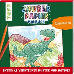 Zauberpapier Malbuch Dinosaurier