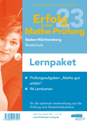 Lernpaket Basis Realschulabschluss 2023 Baden-Württemberg, 2 Teile