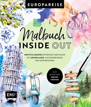 Malbuch Inside Out: Watercolor Europareise