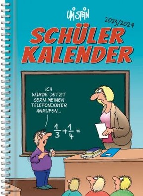 Uli Stein Schülerkalender 2023/2024: Schülerplaner mit Spiralbindung