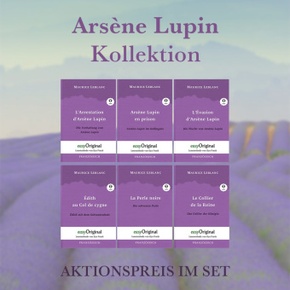 Arsène Lupin Kollektion (mit kostenlosem Audio-Download-Link), 6 Teile