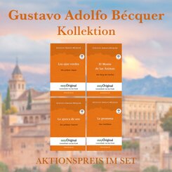 Gustavo Adolfo Bécquer Kollektion (mit kostenlosem Audio-Download-Link), 4 Teile