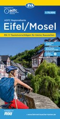 ADFC-Regionalkarte Eifel/ Mosel, 1:75.000, mit Tagestourenvorschlägen, reiß- und wetterfest, E-Bike-geeignet, GPS-Tracks