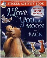 I Love You to the Moon and Back Sticker Activity
