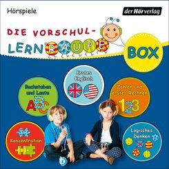 Die Vorschul-Lernraupen-Box, 5 Audio-CD