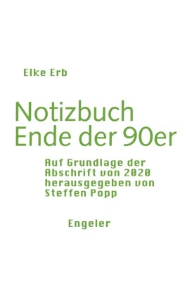 Notizbuch Ende der 90er